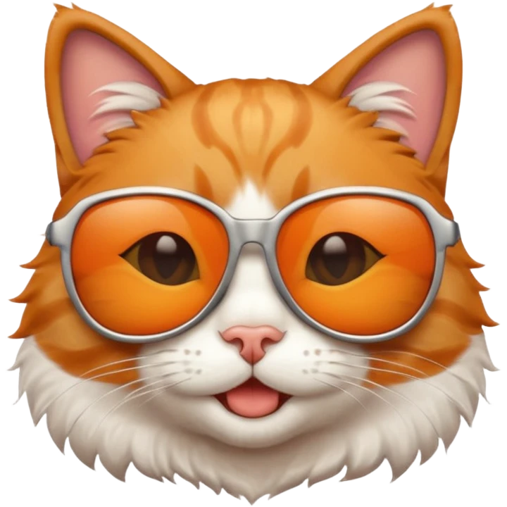 happy Cat wearing sunglasses emoji