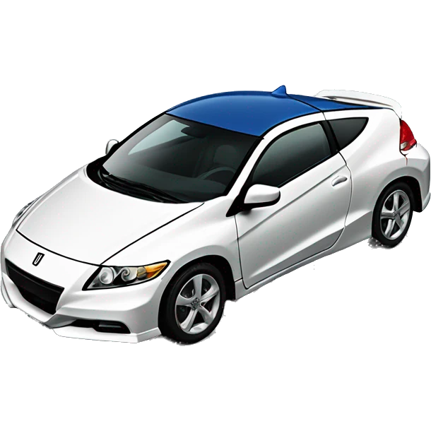 Honda car CR-Z zf1 2010 blue ocean Mugen wing emoji