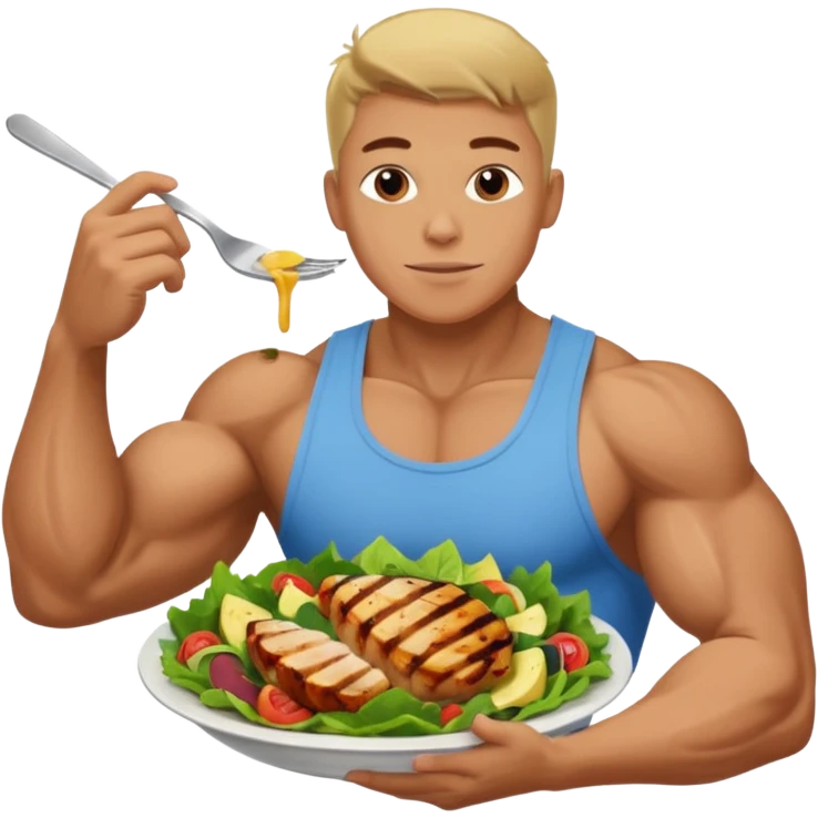 nutrition with a muscle arm emoji