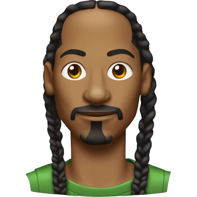 snoop dogg with cornrows emoji