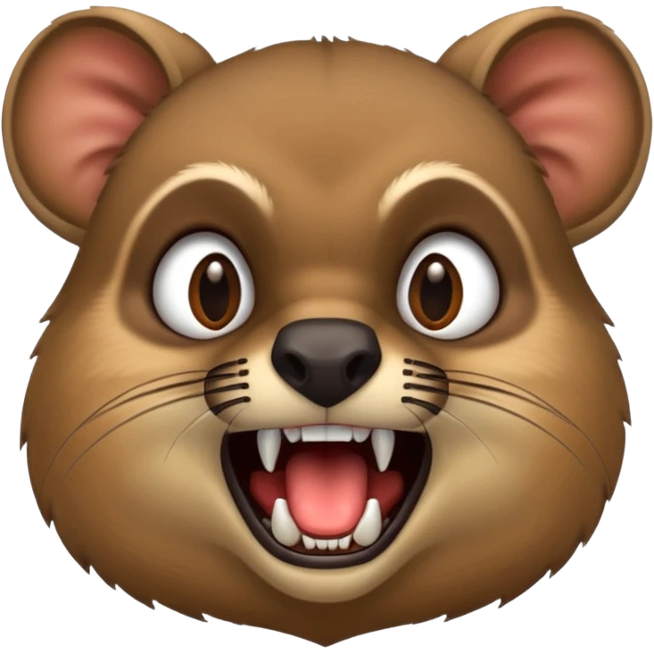 hyrax with fangs emoji