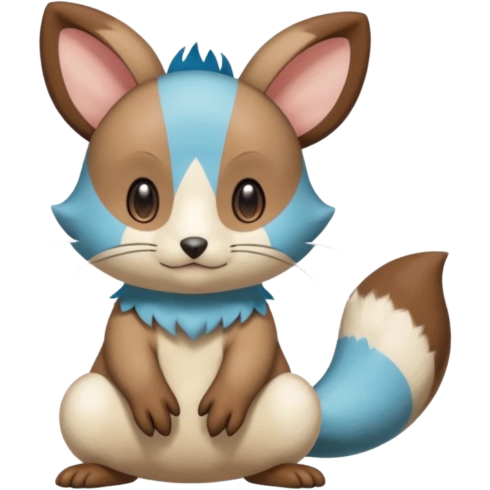 Dewott-Minccino-Durret-Furret-Gurret-Oshawott-fusion emoji