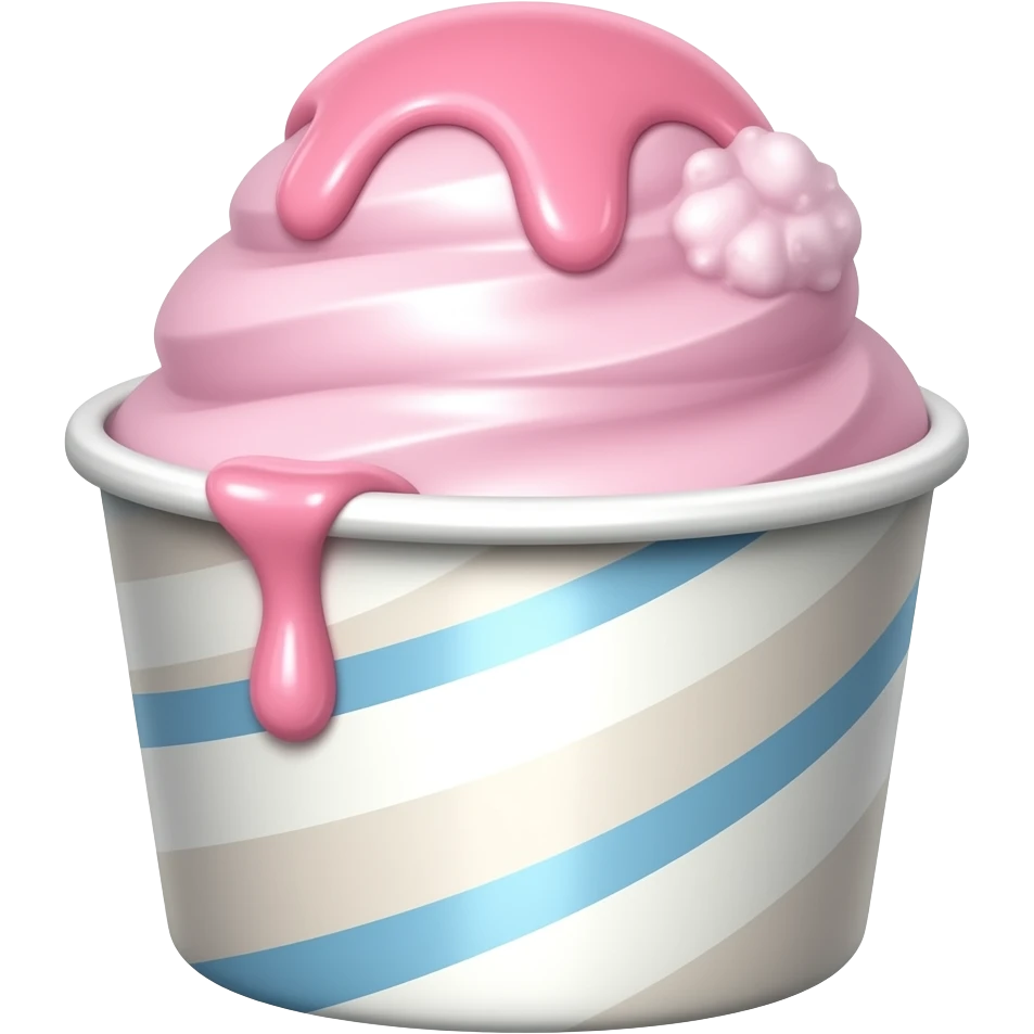 Ice cream in a cup emoji