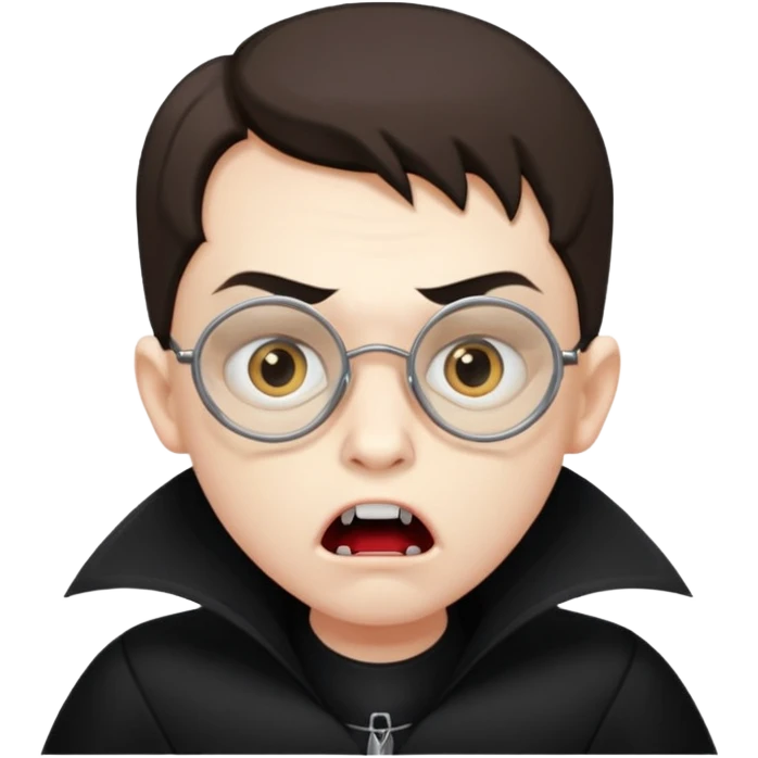 vampire kids with opticals Body looks like terror emoji