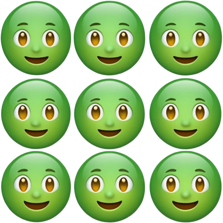 ❌ change the emoji color from red to green color emoji