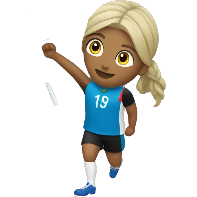 Volleyball player with the flag of Azerbaijan emoji