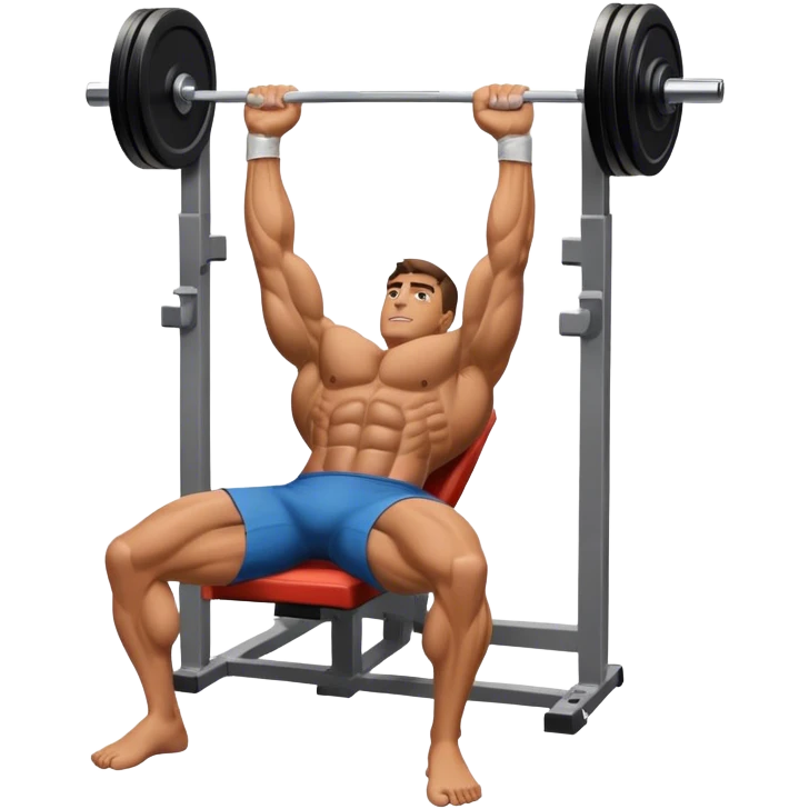 close-grip flat-benchpress emoji