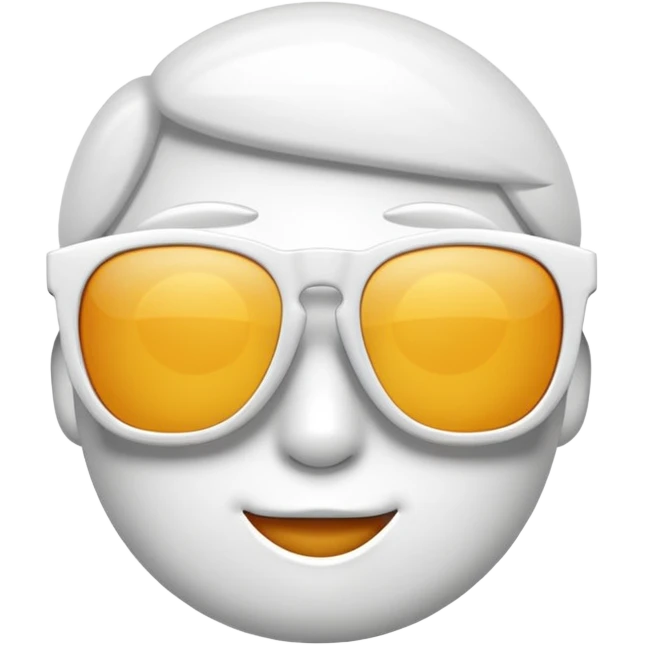Make a smiski with sunglasses on emoji