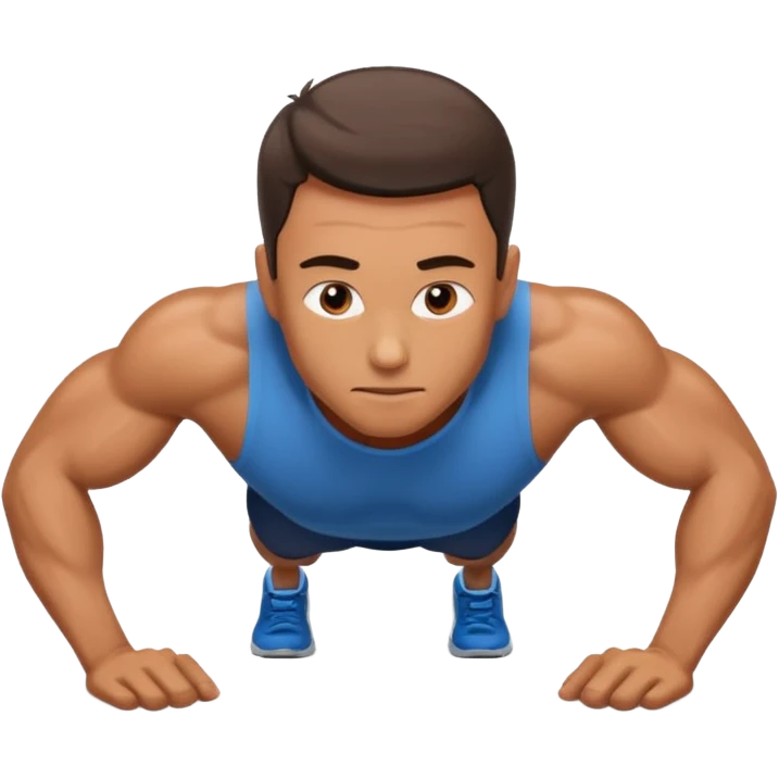 push-up emoji man emoji
