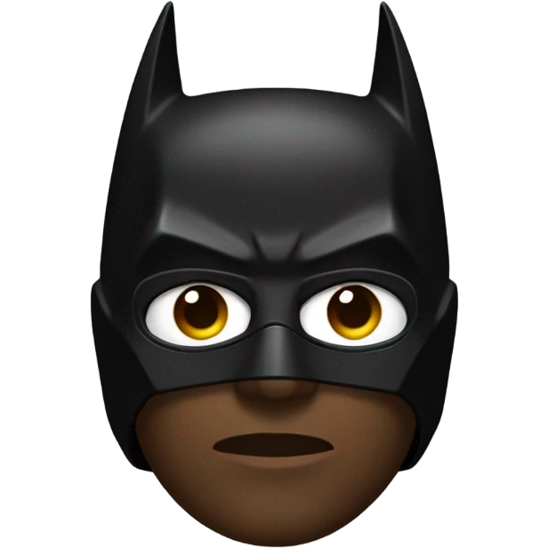 Black Batman  emoji