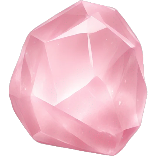a rose quartz  emoji