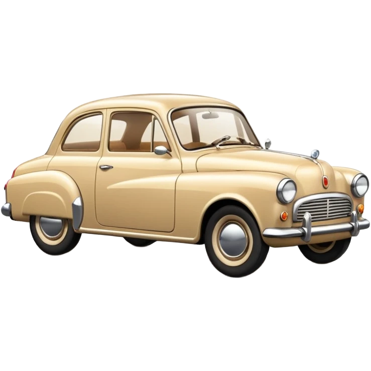 Beige retro car emoji
