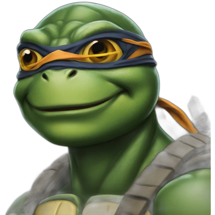 ninja turtle hyper realistic emoji