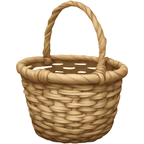 burr basket beige emoji