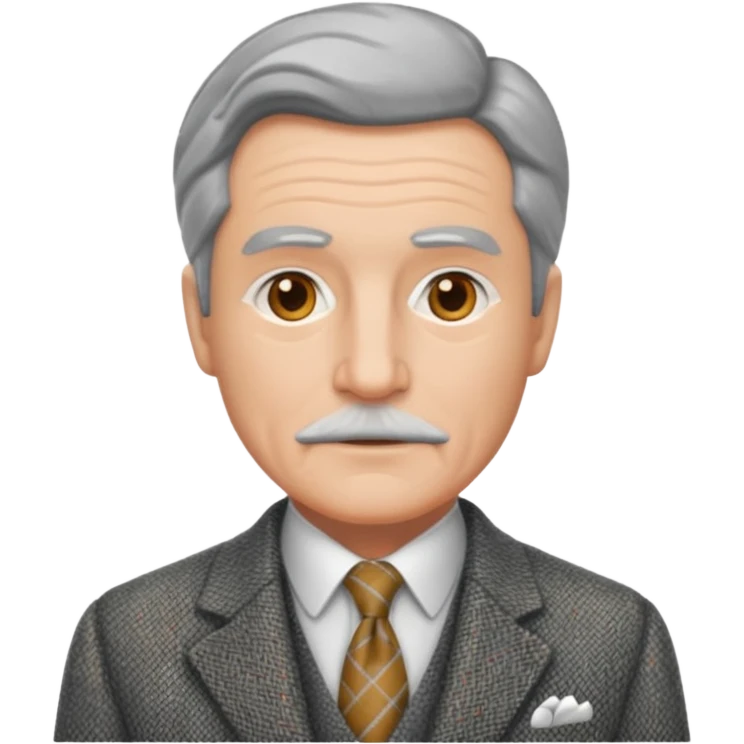 Old british vibe suit man emoji