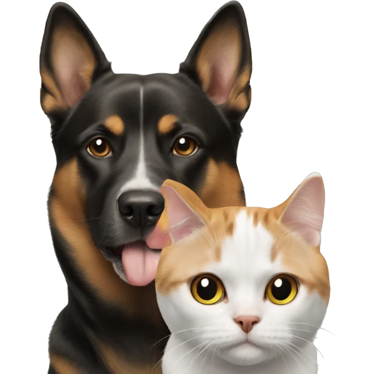 dog-cat-dog-dog emoji