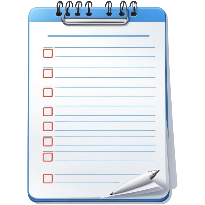 blank To-do list emoji