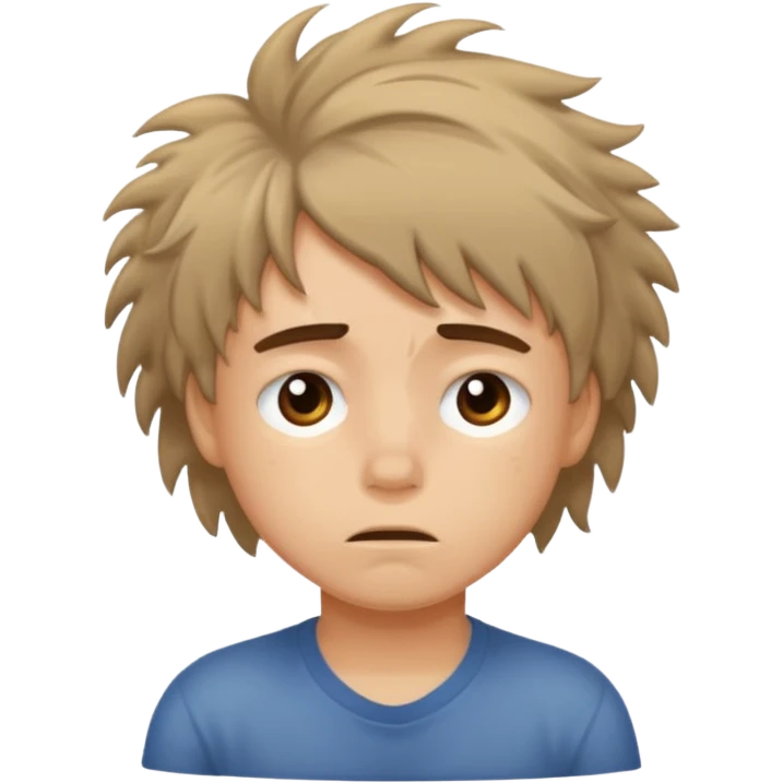Tired kid  emoji