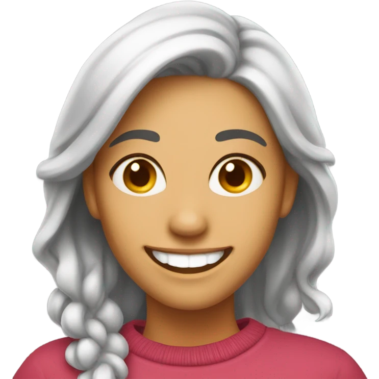 a smiling woman  emoji