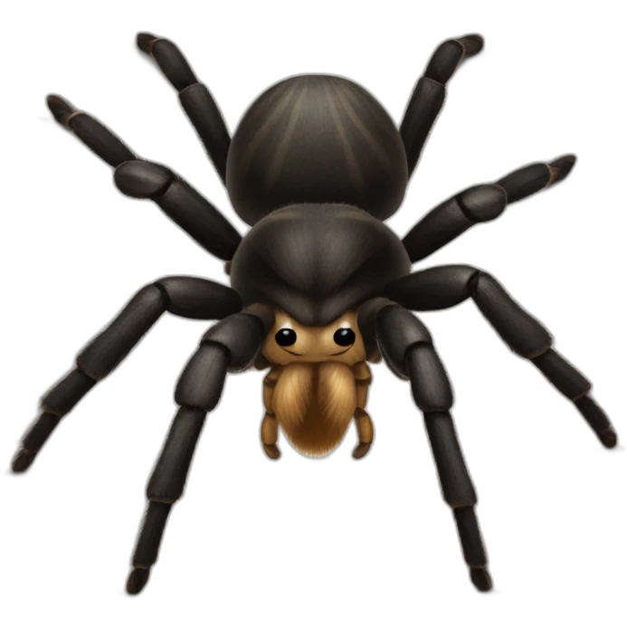 Tarantula with pants emoji