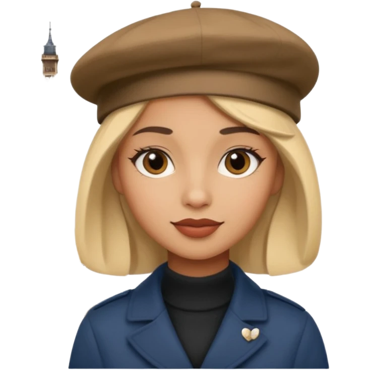 Honata in Paris emoji