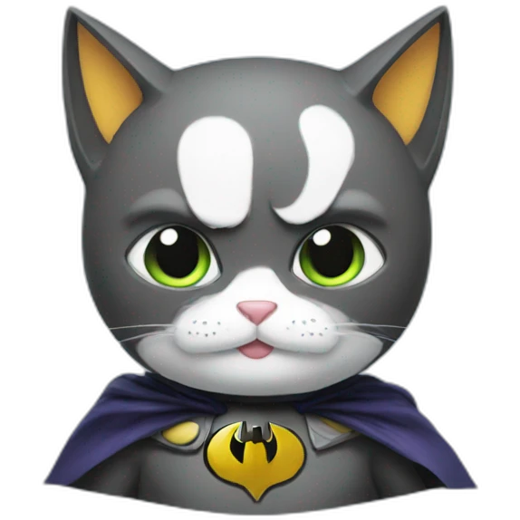 batman cat emoji