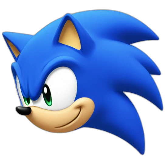 sonic blue emoji