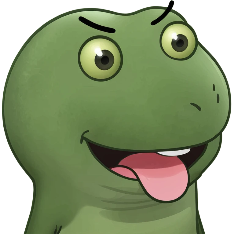 emoji sticking tongue out with no eyebrows  emoji