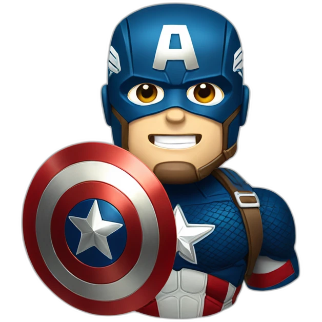 captain america bouclier emoji