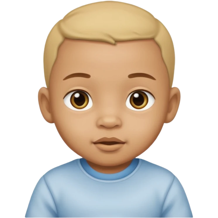 Light skin Guyanese baby boy emoji