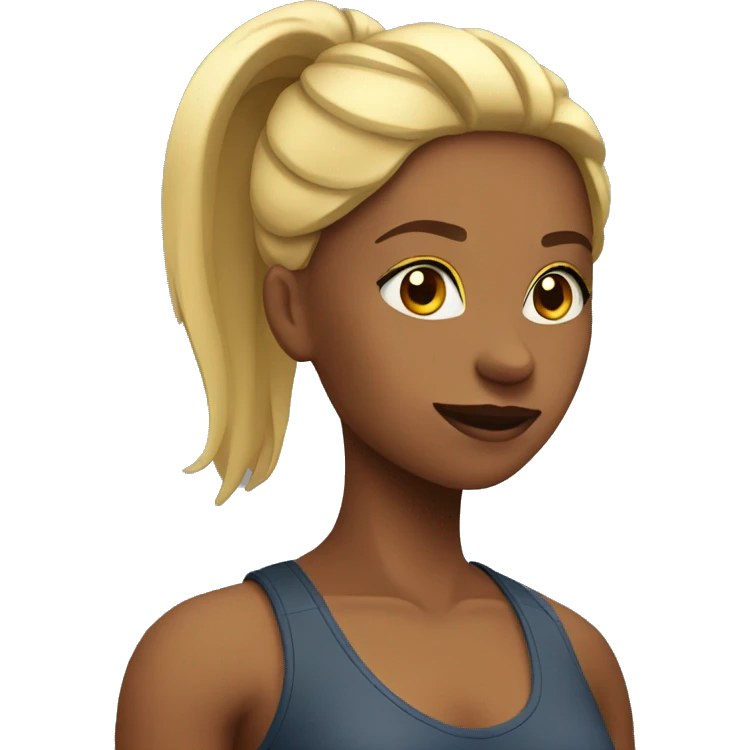 Gym girl emoji