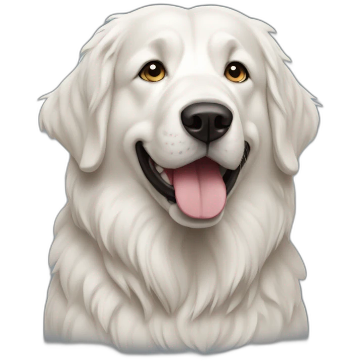 Pyrenees mountain dog White emoji
