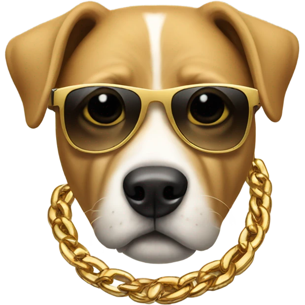Dog thug life emoji