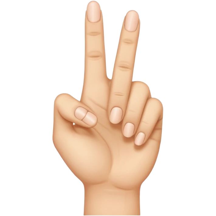 double middle finger emoji