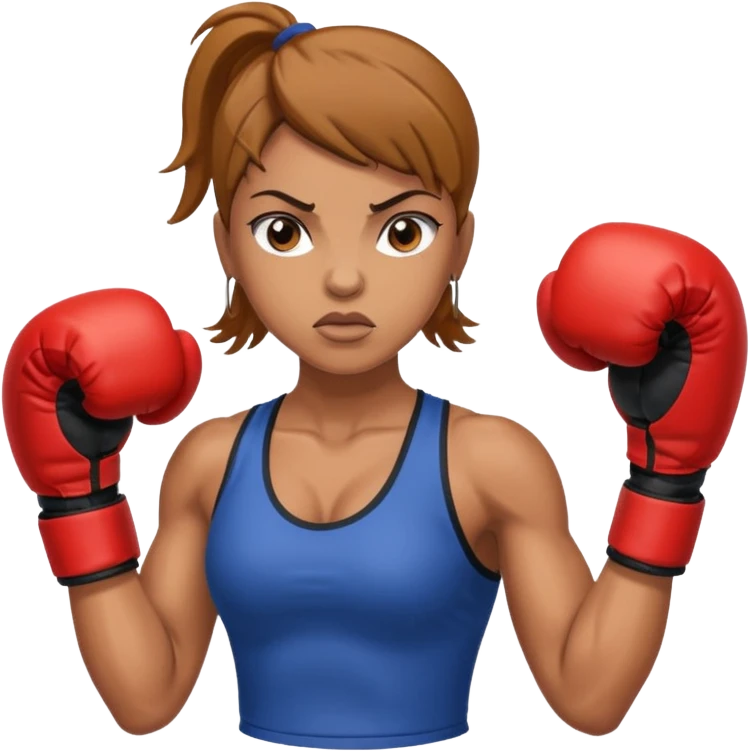 Boxeadora  emoji