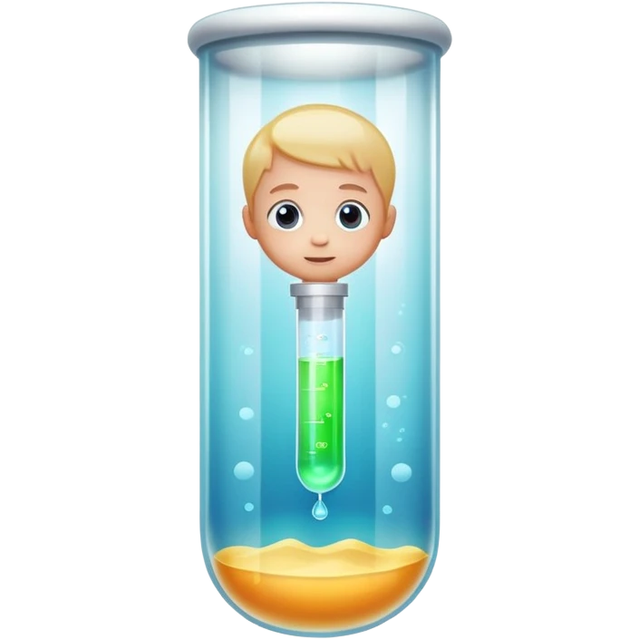 Baby test tube emoji