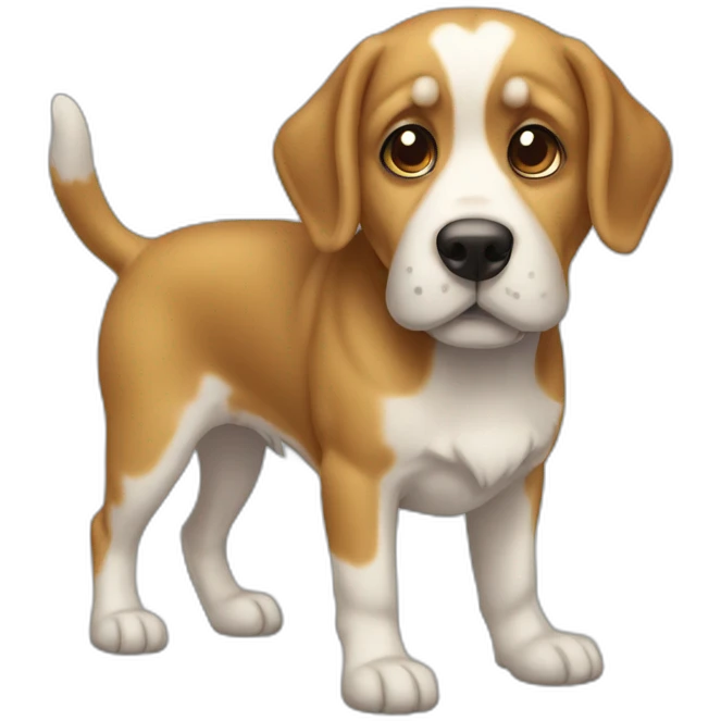 Chien sur tortu emoji