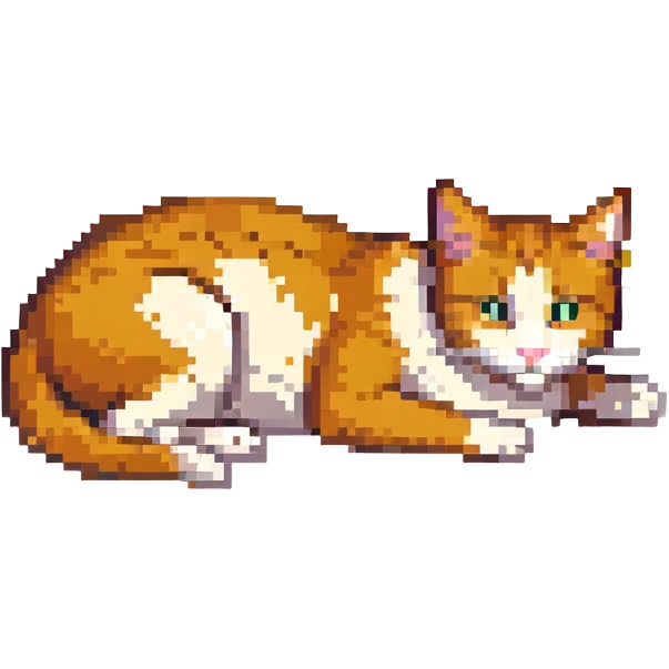 a cat lying down emoji