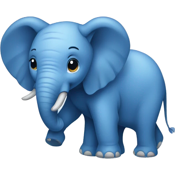 blue elephant emoji