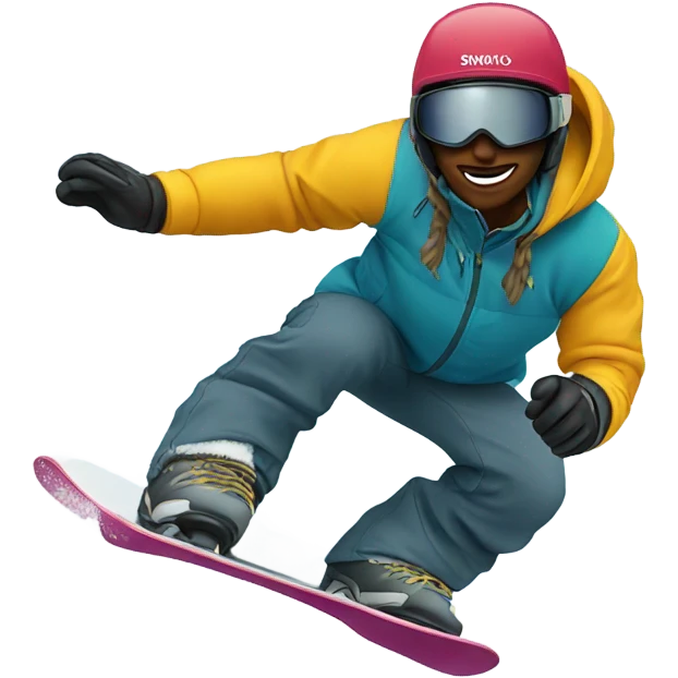 Snowboarding emoji