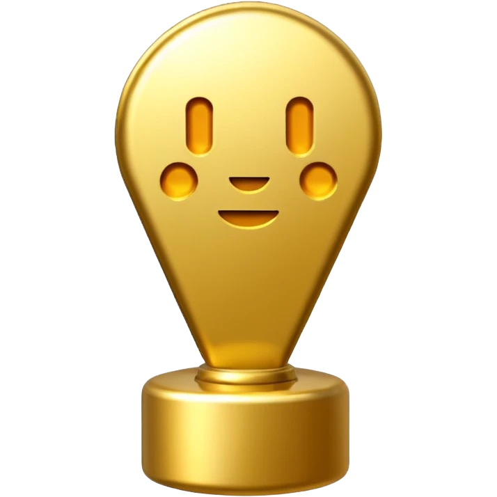 golden shining exclamation mark emoji