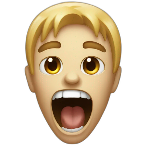 Scream emoji