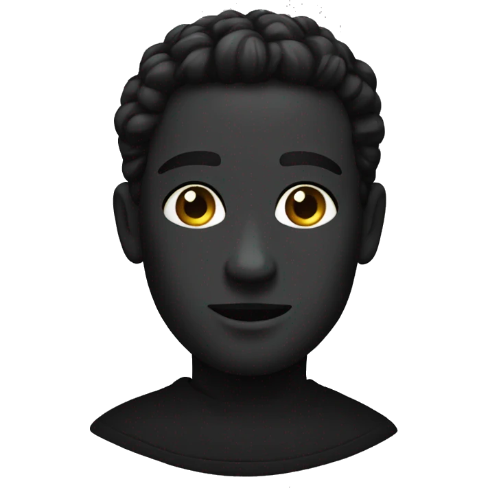 Color black with gyatt emoji