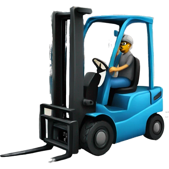 Warehouse forklift emoji