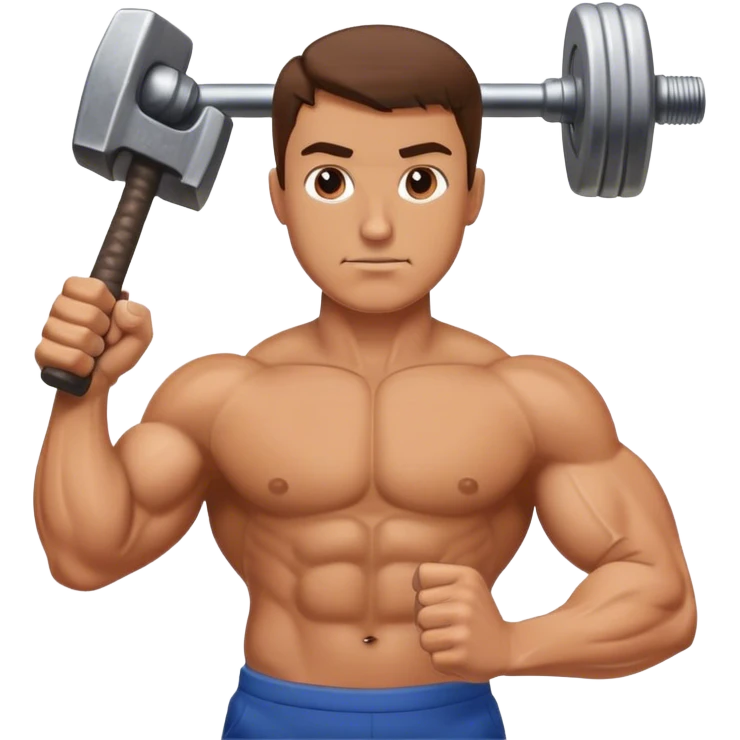 man hammer curl emoji