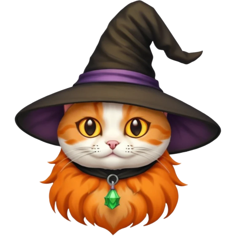 i want a halloween cat emoji
