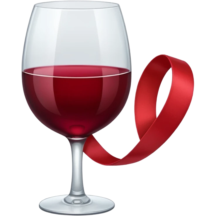 🍷🎀 emoji