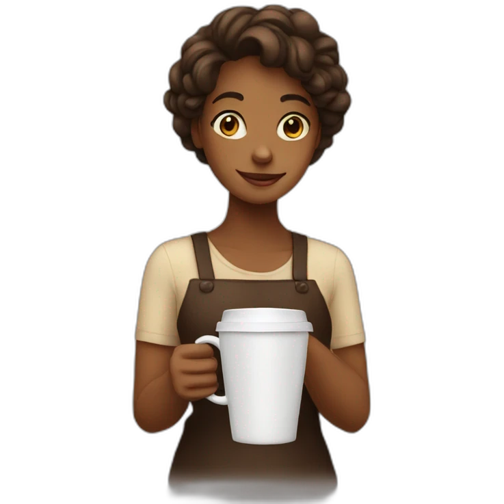 Coffee girl emoji