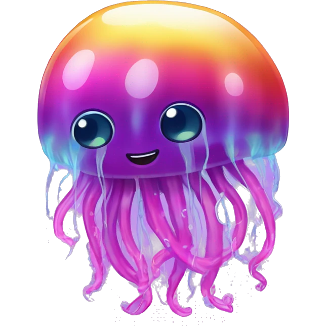 Lisa frank jellyfish emoji