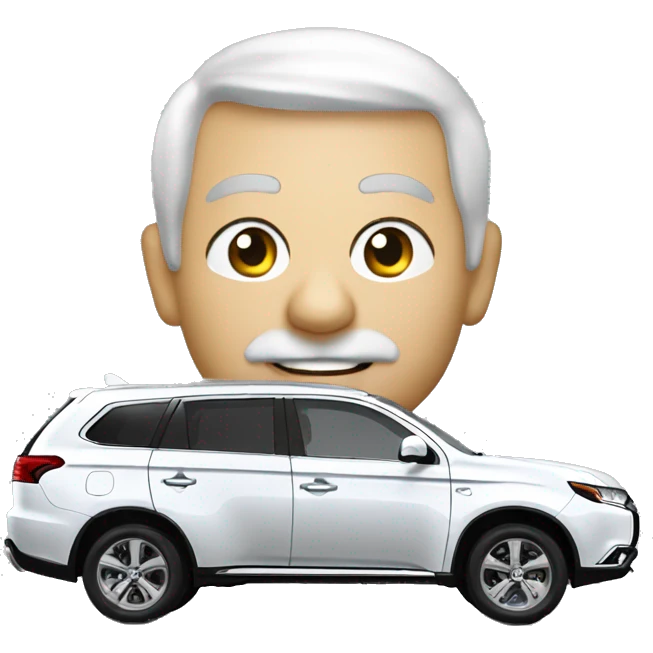 I want an emoji for a white mitsubishi outlander phev 2023 emoji